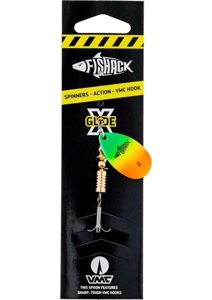 Döner Kaşık - Fishack Glidex - Gökkuşağı - 5g - No:2 - Alabalık/turna/levrek Olta Kaşığı modelleri