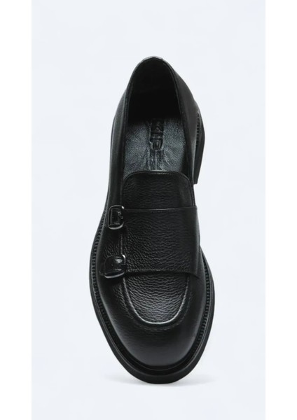 Siyah Deri Smart Casual Loafer fiyatları