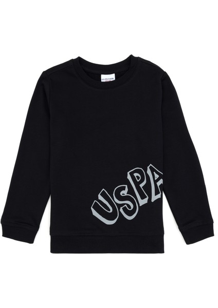 Erkek Çocuk Siyah Sweatshirt 50313979-VR046