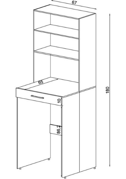 Yen 2 Kapaklı Beyaz Çamaşır Makinesi Dolabı fiyatları