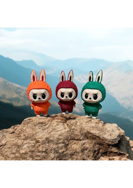 3D Labubu 3lü Set modelleri