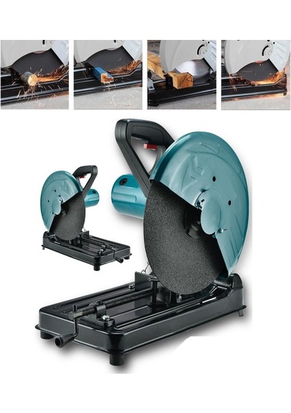 2000 Watt Bakır Sargılı 355 mm Metal Profil Kesme Makinası EEA246