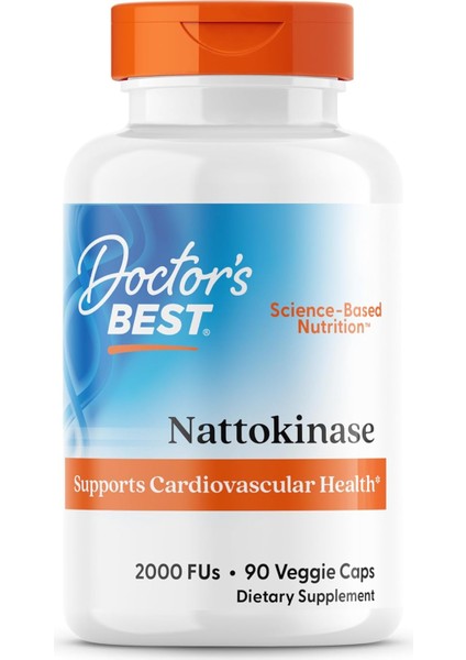 Nattokinase 2.000 Fus Fibrinolytic Enzyme Nattokinaz Cardiovascular And Circulatory Health