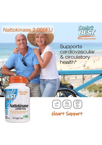 Nattokinase 2.000 Fus Fibrinolytic Enzyme Nattokinaz Cardiovascular And Circulatory Health