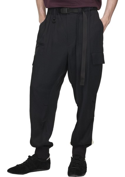 Y-3 Rayon Twill Cuffed Erkek Pantolon