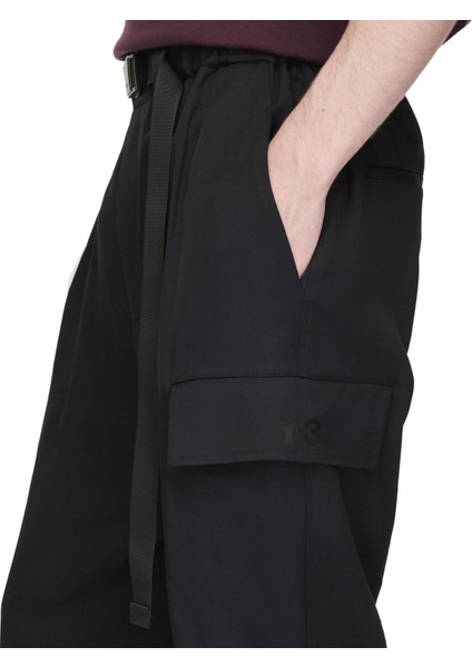 Y-3 Rayon Twill Cuffed Erkek Pantolon