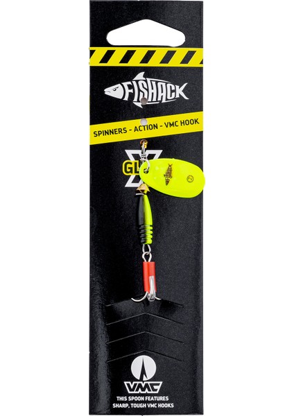 Döner Kaşık - Fishack Glidex - Limon - 5g - No:2 - Alabalık/turna/levrek Olta Kaşığı modelleri