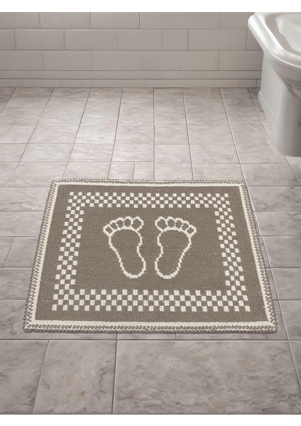 Pamuk Dokuma Süper Emici Banyo Ayak Paspası 40X60