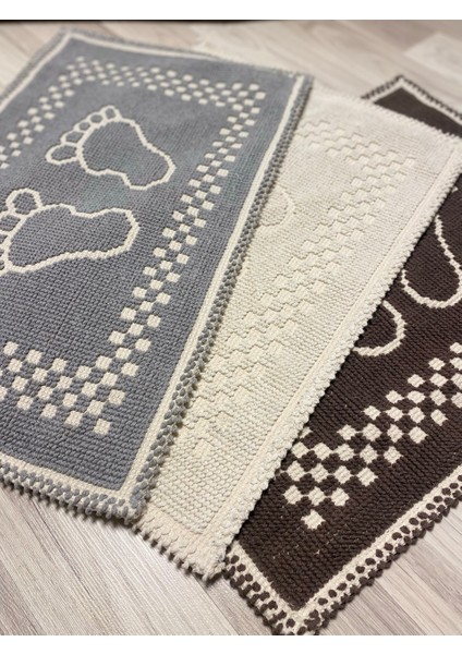 Pamuk Dokuma Süper Emici Banyo Ayak Paspası 40X60