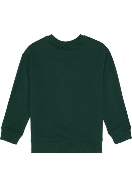 Erkek Çocuk Koyu Yeşil Sweatshirt 50313843-VR079 fiyatları