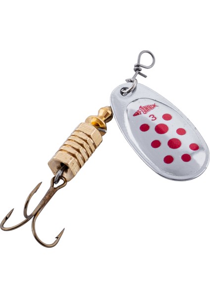 Döner Kaşık - Fishack Glidex - Silver Red - 7g - No:3 - Alabalık/turna/levrek Olta Kaşığı