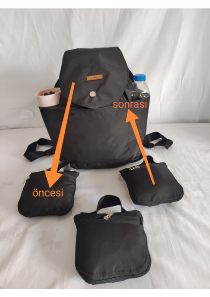 Su Geçirmez hafif iki fonksiyonlu portföy Sırt Çantası