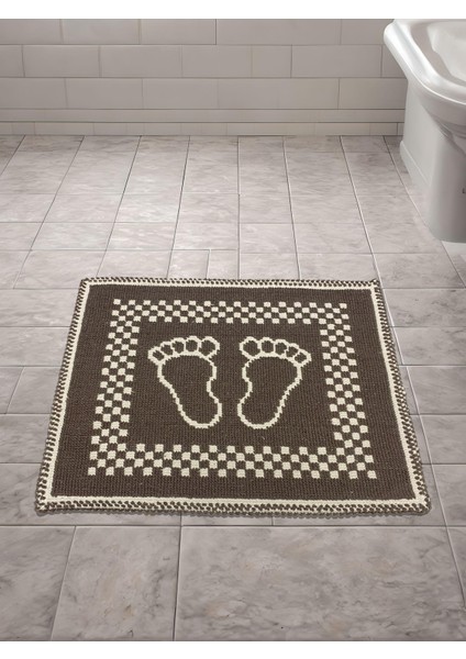 Pamuk Dokuma Süper Emici Banyo Ayak Paspası 40X60