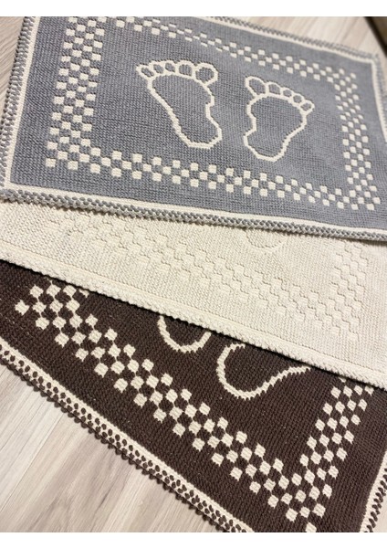 Pamuk Dokuma Süper Emici Banyo Ayak Paspası 40X60