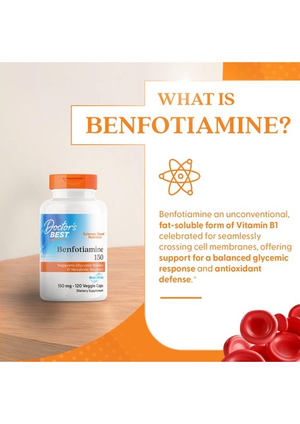 Benfotiamine 150 With Benfopure 150 Mg B1 Vitamini L-Leucine Glucose Metabolism Lösin fiyatları