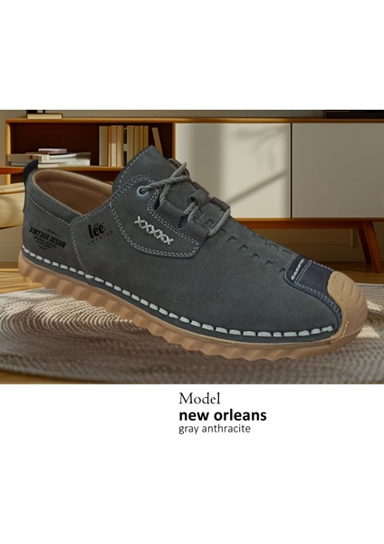 Ayakkabı Gerçek Manda Derisi Orjinal Kalıp Hafif Taban Bagcıklı Model