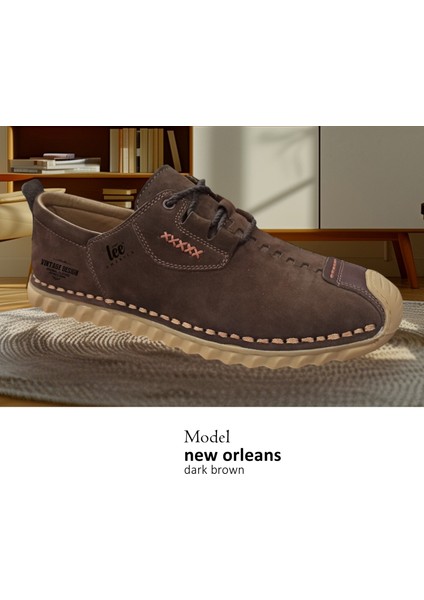 Ayakkabı Gerçek Manda Derisi Orjinal Kalıp Hafif Taban Bagcıklı Model