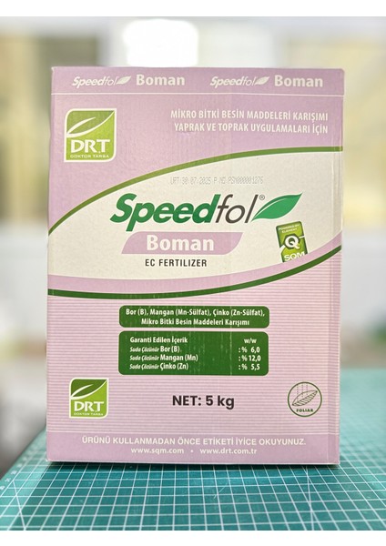 Speedfol Boman Bor - Mangan ve Çinko Içerikli Mikro Besin Maddeleri Karışımı 5 kg