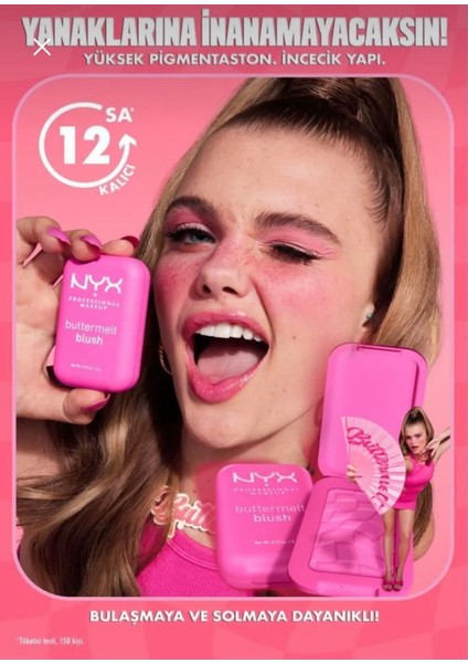 Bultermelt Blush Kremsi Pembe Pudra Allık - 01 My Butta Half indirimleri