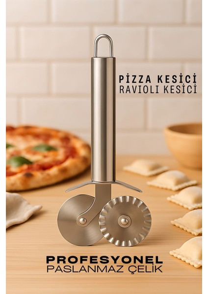 Pizza Kesici Profesyonel Çelik Hamur Ravioli Kesici 721987 fiyatları