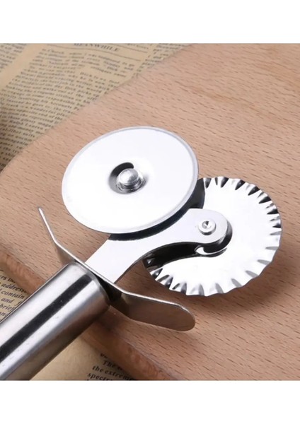 Pizza Kesici Profesyonel Çelik Hamur Ravioli Kesici 721987