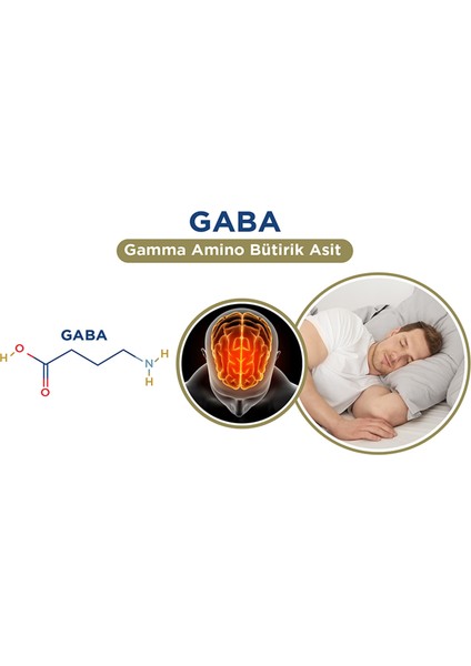 Gaba 750 Mg Neurotransmitter Strong Brain Health Vitamin Gamma-Aminobutyric Aci.d fırsatları