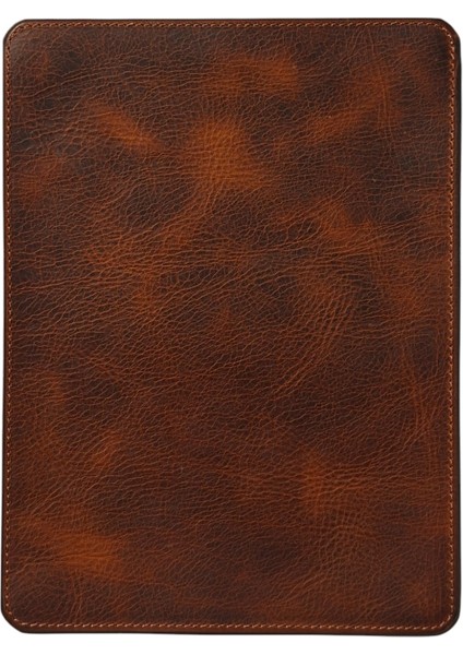 Hakiki Deri Mouse Pad Taba 27 x 20 cm Premium Ofis Aksesuar