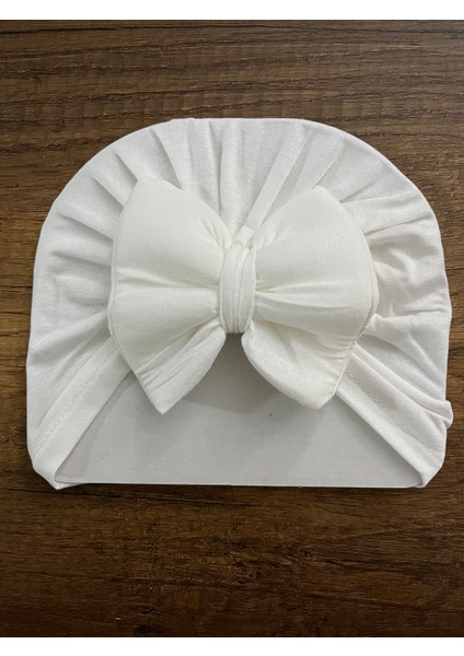 1 Adet Yenidoğan Kız Erkek Bebek Bone Bebek Bandana Şapka Başlık Fiyonklu Kurdeleli Saç Bandı Toka