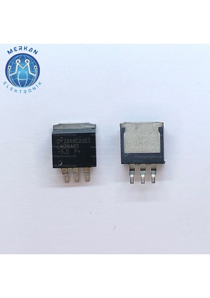 LM2940S-5.0 (TO-263-SMD) Orijinal Oto Beyin Tamir Entegreleri Merkan Elektronik