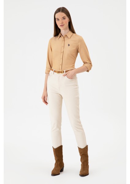 Kadın Camel Gömlek Basic 50316711-VR015 fırsatları