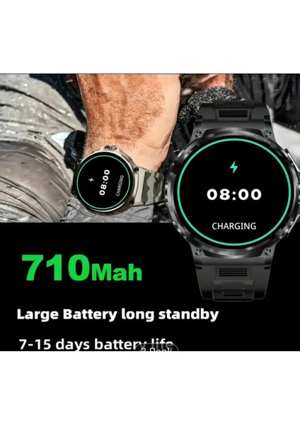 Süper Amoled S Mart Watch Akıllı Saat Ultra Lüx Çok Uzun Pil Ömrü Ekstra Metal Kordonlu