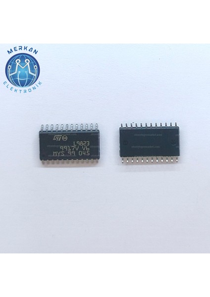 L9823 (SOP-24-SMD) Orijinal Oto Beyin Tamir Entegreleri Merkan Elektronik