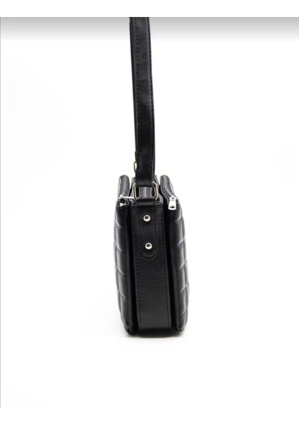 Kapitone Üç Gözlü Siyah Omuz Çanta fırsatları