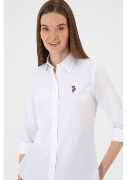 Kadın Beyaz Gömlek Basic 50318222-VR013 fiyatları