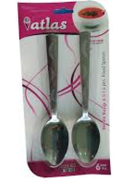 6 Parça Metal Yemek Kaşık (4915)