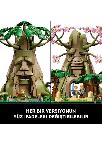 The Legend Of Zelda Great Deku Tree 2 V 1 Arada 77092 - Yetişkinler Için Yapım Seti, Özel Günler Için Eğlenceli Bir Hediye Seçeneği (2500 Parça) modelleri