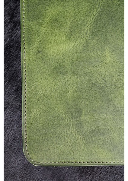 Gerçek Deri Masa Matı 60 x 35 cm Oyuncu Mouse Pad Hakiki Deri Laptop Bilgisayar Altlığı Yeşil