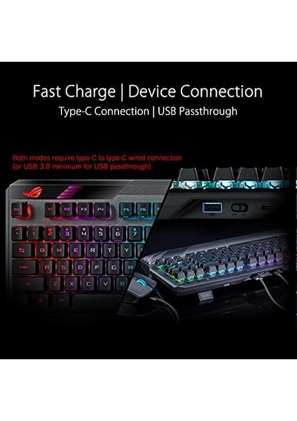 Rog Claymore Iı/rx Red/pbt/uk Aura Sync Rgb Bilek Desteği Mekanik Oyuncu Klavye Türkçe Tuş Dizilimi Rog Rx Red Swıtch Ingilizce fiyatları