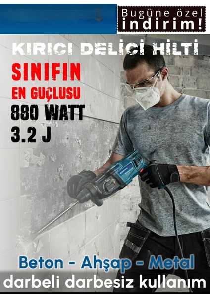 Elektrikli 3 Ürün Profesyonel Pnömatik Kırıcı Delici Matkap (3 Ürün) EEA437 indirimleri