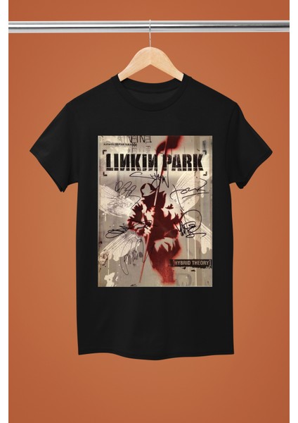 Lınkın Park Baskılı Pamuklu Kısa Kollu Regular Kalıp Rock Tshırt