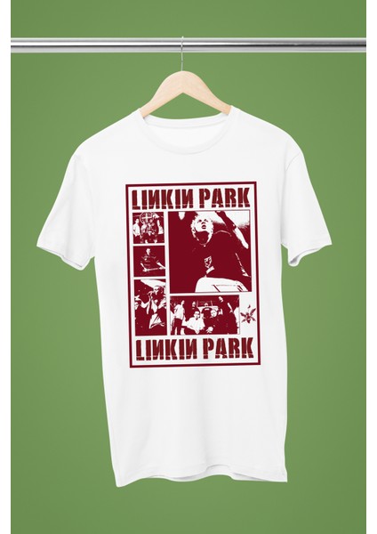Lınkın Park Baskılı Pamuklu Kısa Kollu Regular Kalıp Rock Tshırt