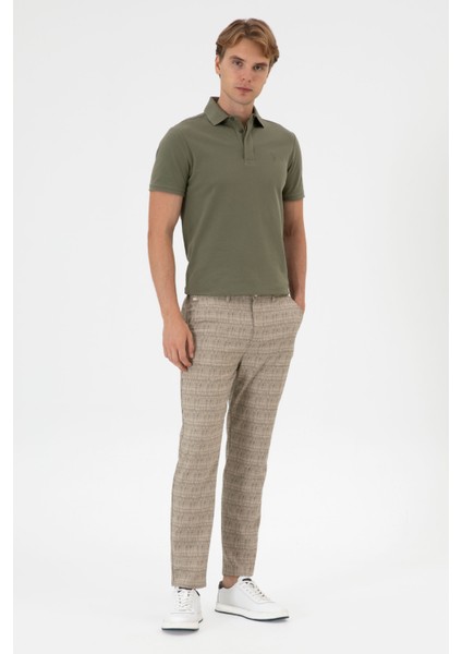 Erkek Koyu Haki Pantolon (Kanvas-Chino) 50300438-VR111