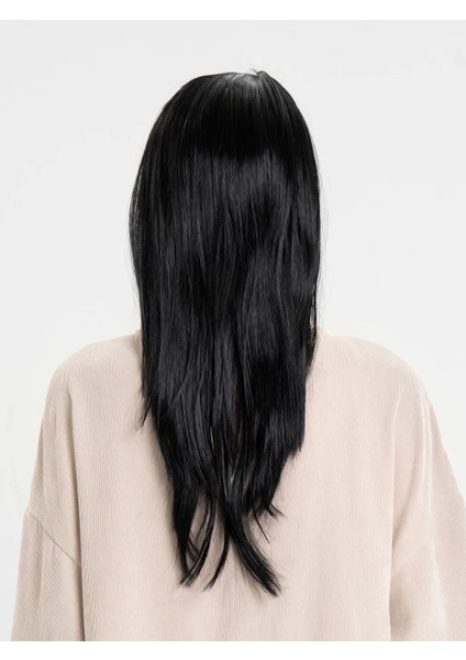 Siyah Renk Uzun Parti Peruğu fiyatları