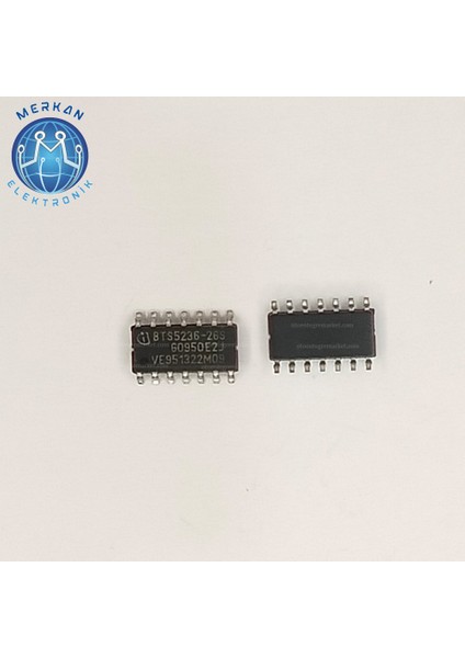 BTS5236-2GS (SOP-14-SMD) Orijinal Oto Beyin Tamir Entegreleri Merkan Elektronik