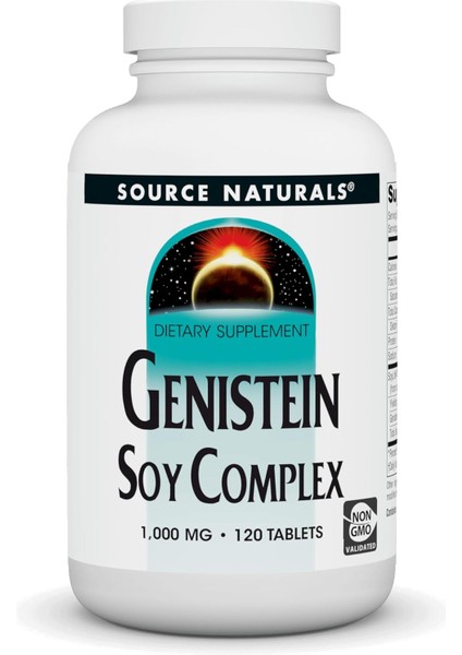 Genistein Soy Complex Organik 1,000 mg Soya Kompleksi Supplement Fiber Ultra Premium Hammadde
