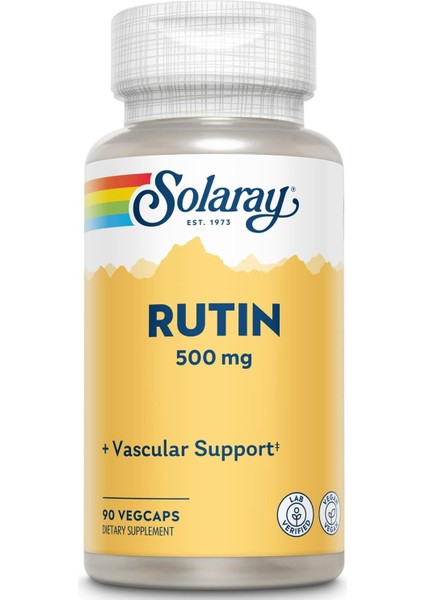 Rutin 500 mg Organik Concentrate From Japanese Pagoda Bud Vascular Support 500 mg