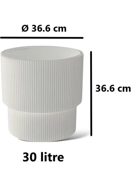 So-Vgs3 Dekoratif Vega Saksı Takımı 30 Lt Kirli Beyaz 3 Adet fiyatları