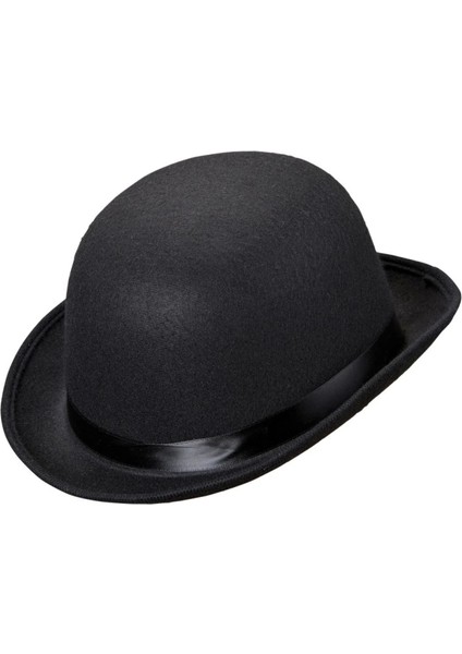 Bfs Charlie Chaplin Stil Yetişkin Şapkası – Siyah Melon Parti Şapkası modelleri