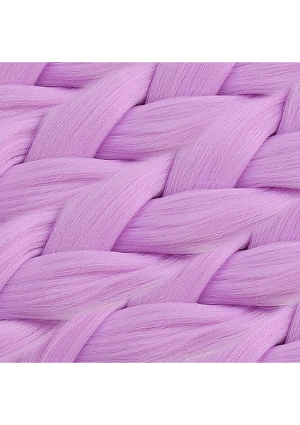 Sentetik Örgülük Saç 100 gr - Lila modelleri