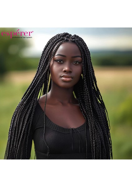 Sentetik Örgülük Saç 100 gr - Siyah